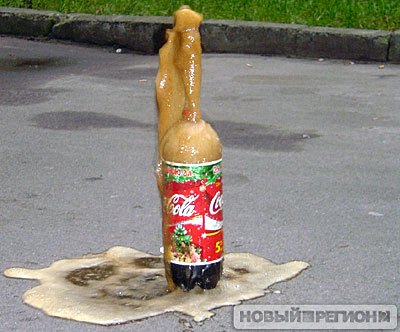Как сделать вулкан из кока колы и ментоса